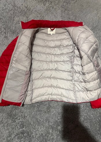 Kırmızı Kadın  Mont - Görsel 3