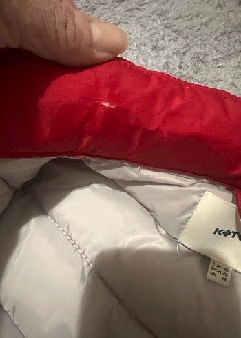 Kırmızı Kadın  Mont - Görsel 5