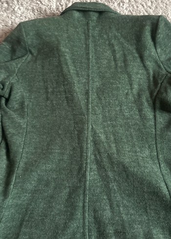 Streetbox markalı tek Düğmeli Yeşil Kadın Blazer Ceket - Görsel 4