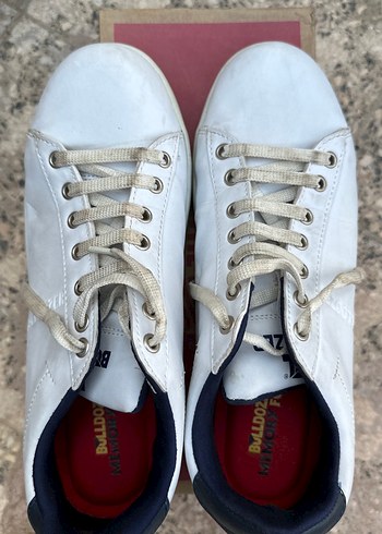 Diğer Bulldog Beyaz Deri Sneaker