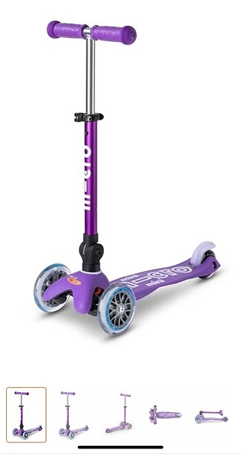 Mini micro deluxe purple scooter