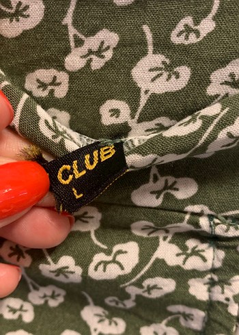 Yeşil Desenli Bohem Midi Hamile Etek - Görsel 3