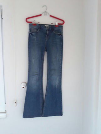 Twist İspanyol paça jean