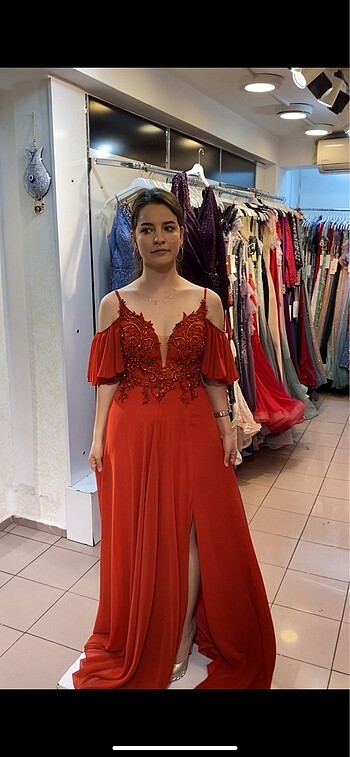 Zara Abiye Şifon Elbise