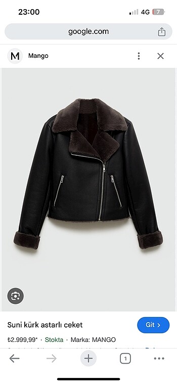 Mango biker mont