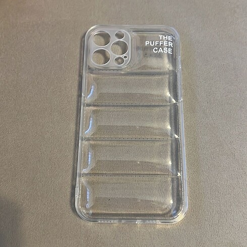 Iphone 12 promax şeffaf puffer kılıf