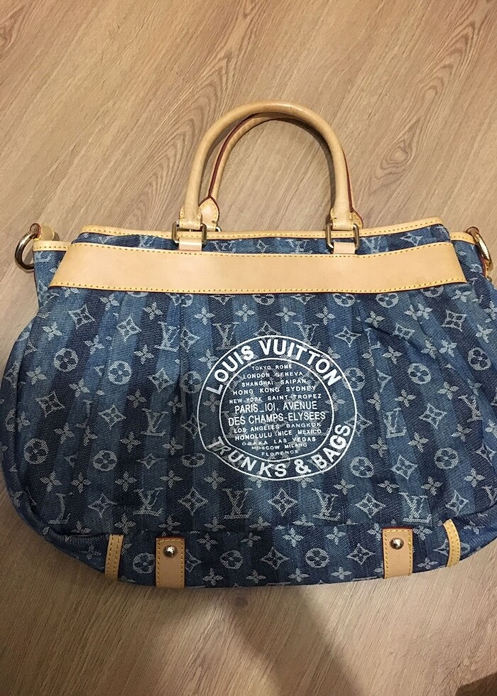 Louis vuitton denim limited model çanta 2 çanta - Görsel 2