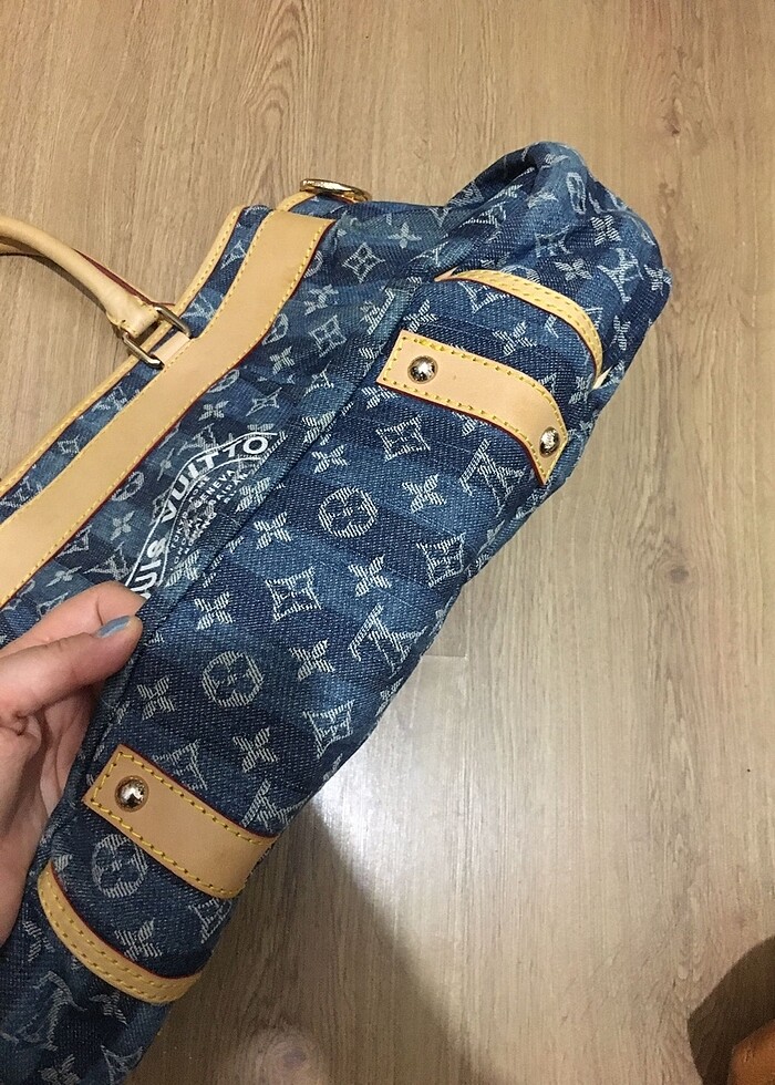 Louis vuitton denim limited model çanta 2 çanta - Görsel 4