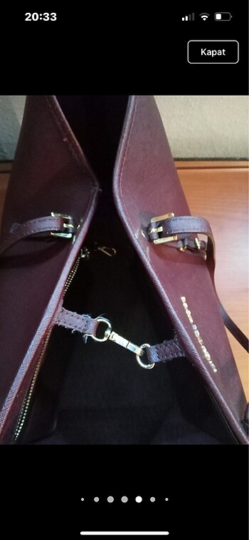 Beden bordo Renk Orjinal michael kors çanta