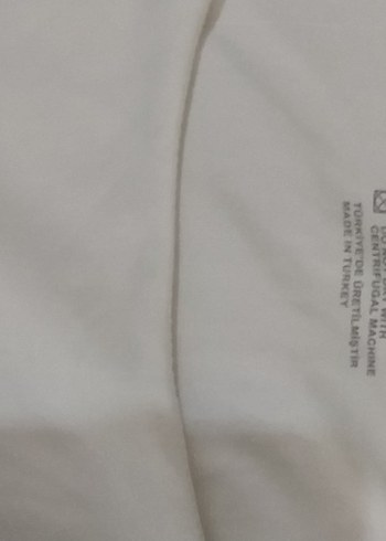 Beyaz Uzun Kollu Tek Renk Bluz - Görsel 3