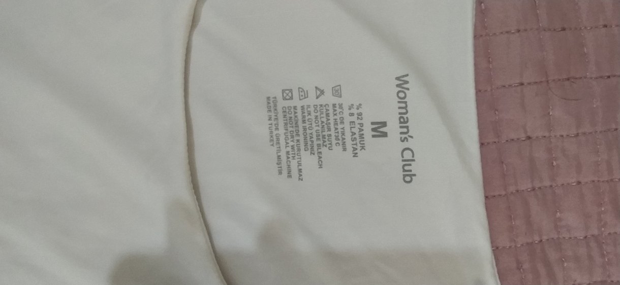 Beyaz Uzun Kollu Tek Renk Bluz - Görsel 2