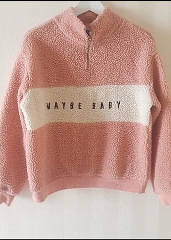 Pembe Kadın Sweatshirt
