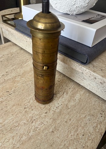 American Vintage Vintage Pirinc Metal Dekoratif Ogutucu
