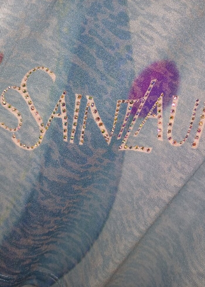 Parlak detaylı tişört  - Görsel 2