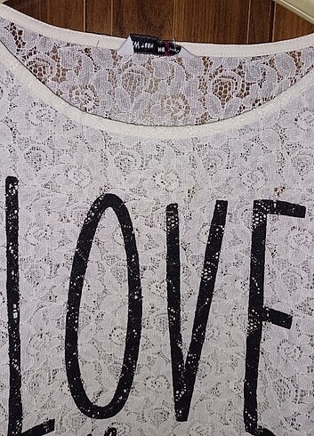LCW dantel detaylı tişört  - Görsel 3