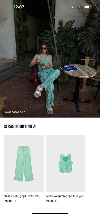 m Beden yeşil Renk Stradivarius yelek pantolon takım