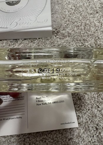  Beden Bond no 9 chez bond edp 10 ml