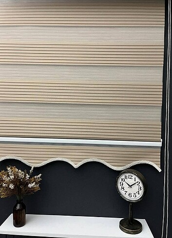 Taç Zebra perde 