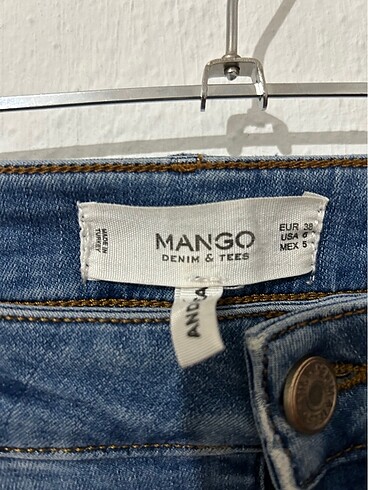 38 Beden mavi Renk Kot pantolon