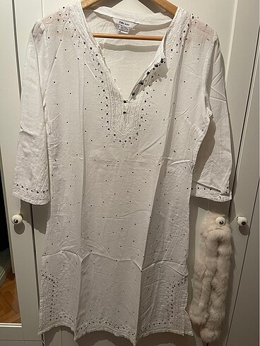 Zara tunik elbise