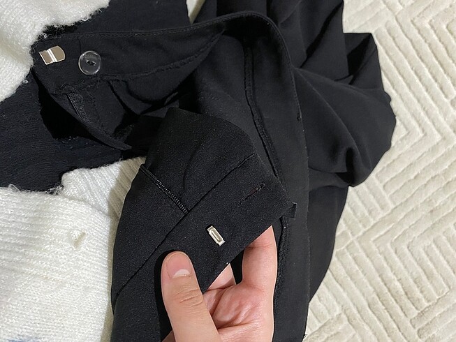 38 Beden siyah Renk Pantolon