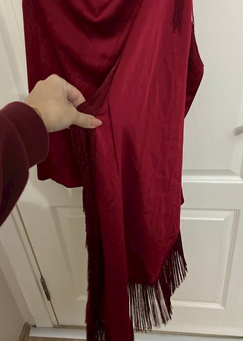 Adil Işık kırmızı elbise etiketi yok fakat hiç kullanılmadı - Görsel 3