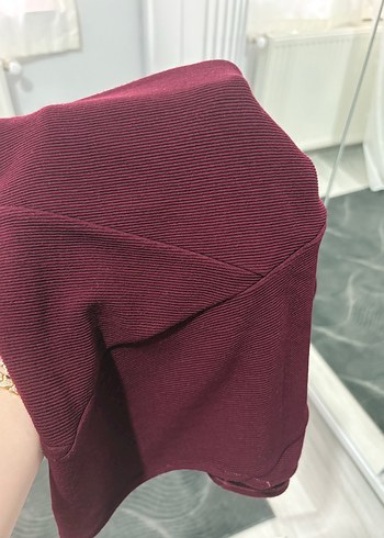 s Beden Bordo Mini Etek
