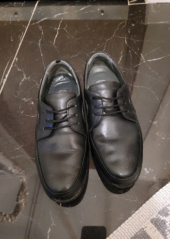 Gri Erkek Klasik Ofis Ayakkabısı