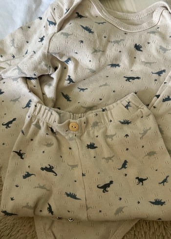 Beyaz Pamuklu Kısa Kollu Bebek Body - Görsel 7