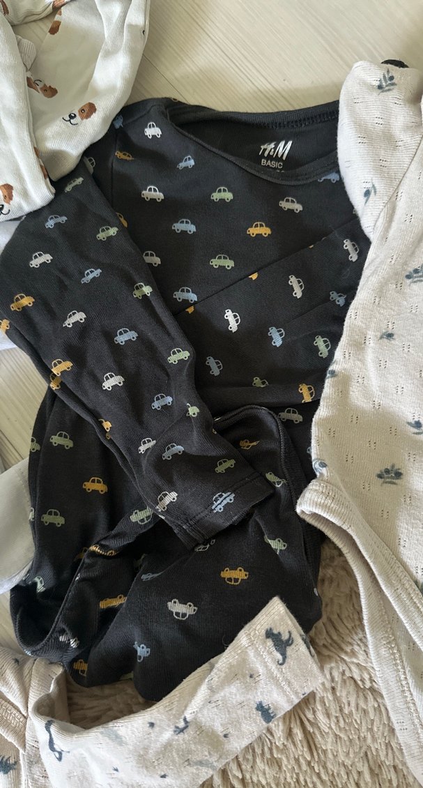 Beyaz Pamuklu Kısa Kollu Bebek Body - Görsel 5