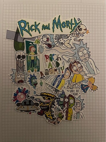 Rick and morty sticker