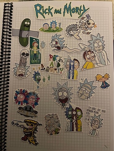 Rick and morty sticker