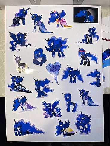 My Little Pony Prenses Luna sticker set