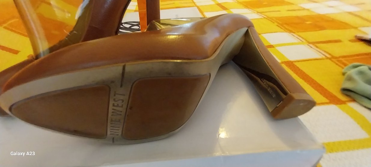 Bej Deri Kadın Ayakkabı - Görsel 3