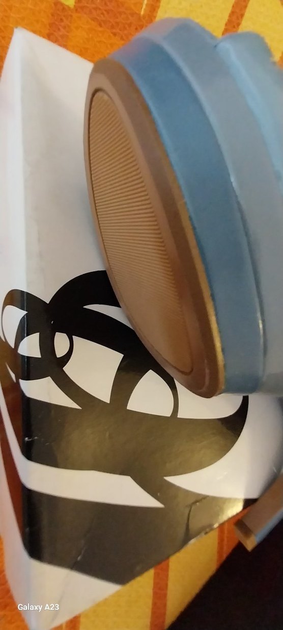 Mavi Rugan Stiletto Topuklu Kadın Ayakkabı - Görsel 4