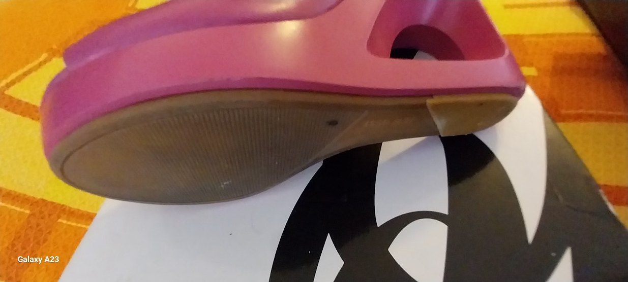 Pembe Platform Topuklu Kadın  Ayakkabısı - Görsel 4