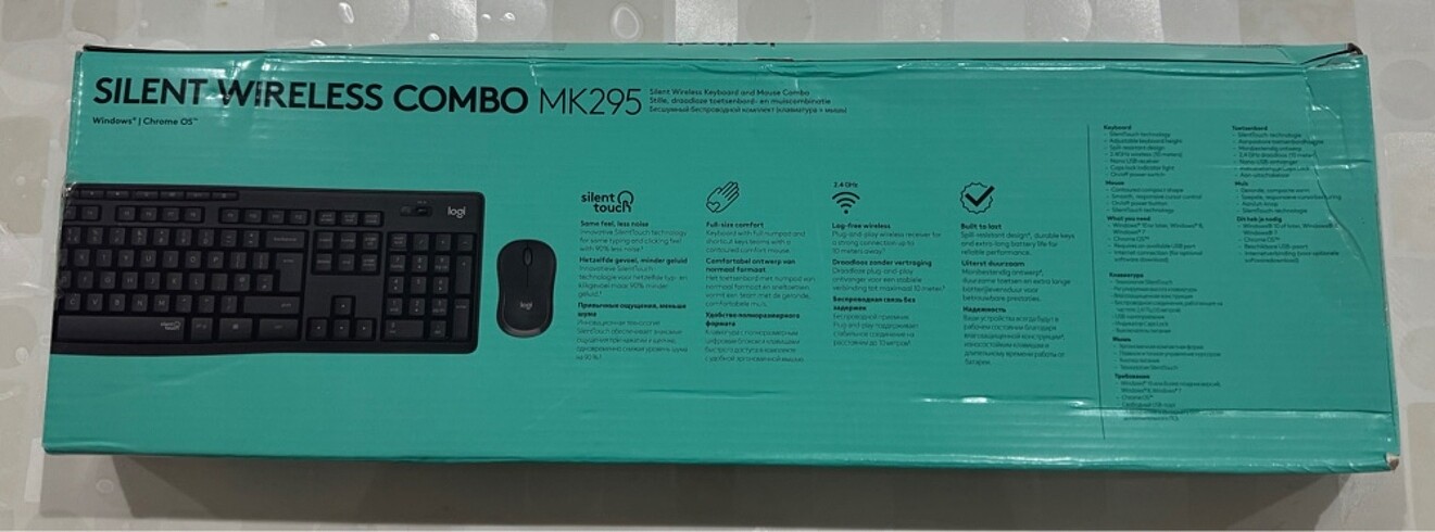 LOGİTECH MK295 SESSİZ TÜRKÇE KLAVYE MOUSE SETİ SIFIR - Görsel 2