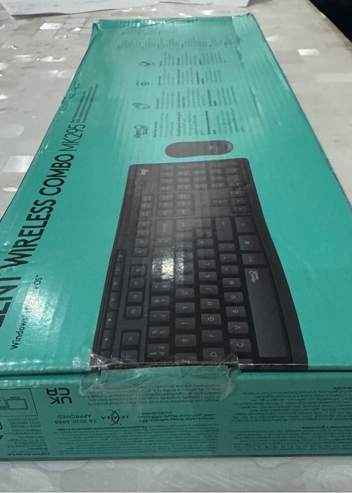 LOGİTECH MK295 SESSİZ TÜRKÇE KLAVYE MOUSE SETİ SIFIR - Görsel 3