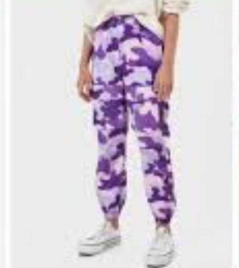 Mor Kamuflaj Desenli pantolon - Görsel 2