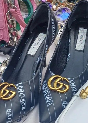 balenciaga ×Gucci Kadın Topuklu Stiletto