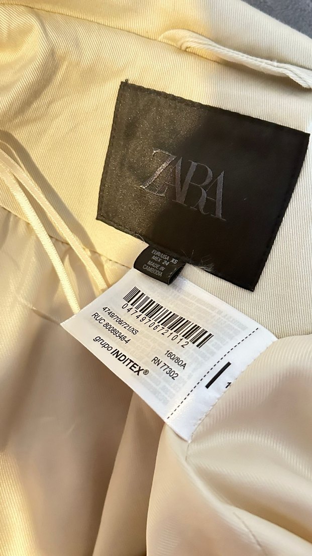 Bej Kuşaklı Uzun Kadın Trençkot - Görsel 5