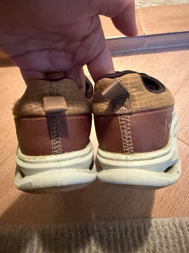 Bej Gri Bağcıklı Erkek cocuk Spor Ayakkabı - Görsel 3