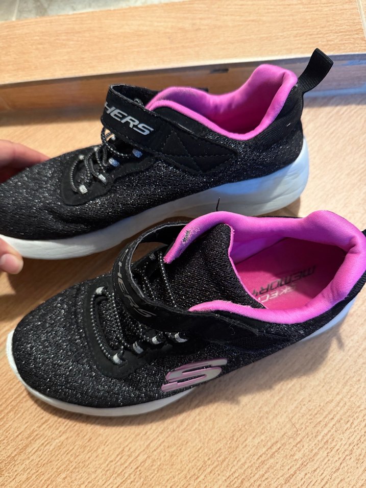 Kız Çocuk Siyah-Pembe Skechers Spor Ayakkabı - Görsel 2