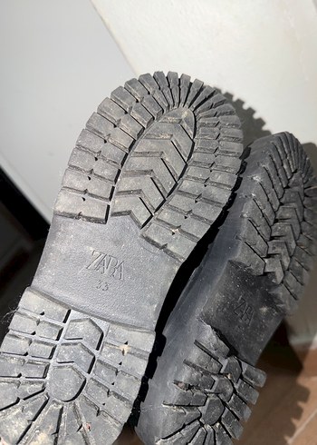 Siyah Deri kız cocuk Platform Topuklu Goth Botlar - Görsel 5