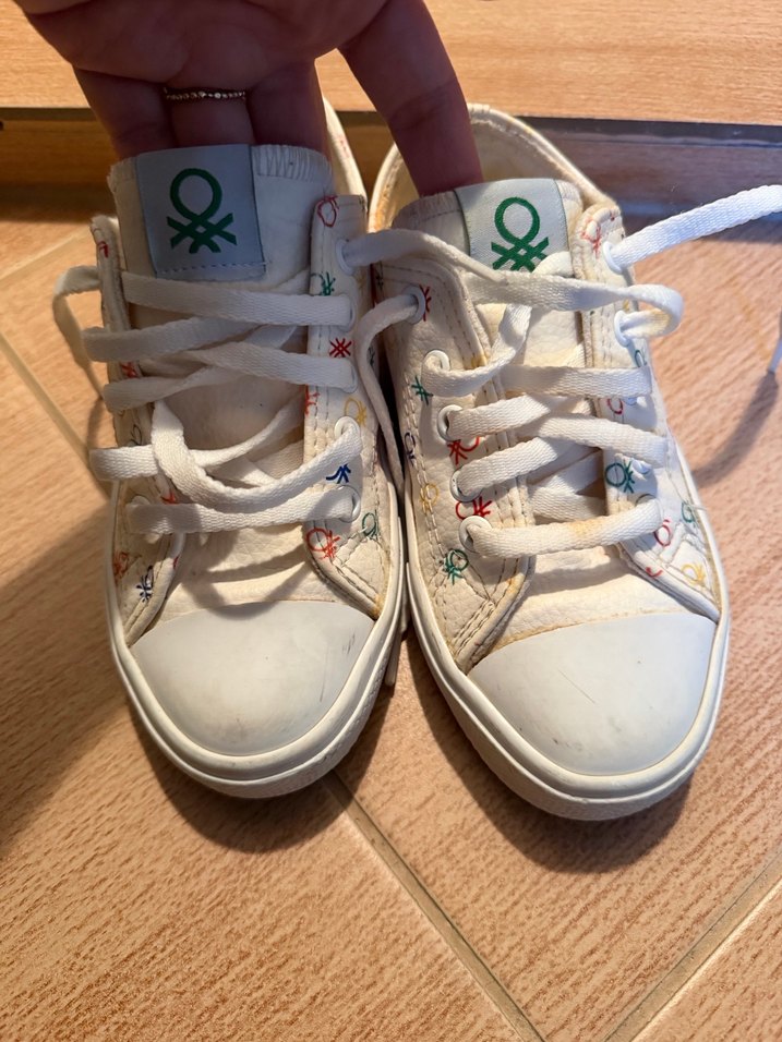 Kız cocuk Beyaz Bağcıklı,Spor Ayakkabı - Görsel 5