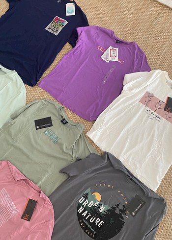 m Beden çeşitli Renk Baskılı Oversize Tişört