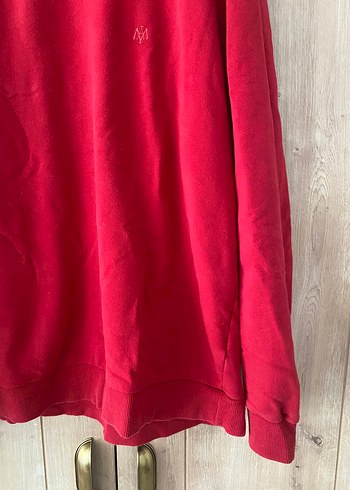 Mavi Erkek Kırmızı Oversize Sweatshirt