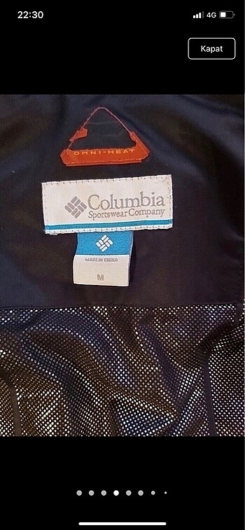 m Beden siyah Renk Orjinal Columbia Mont