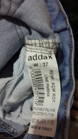 Addax büyük geldiği için satıyorum belinde daraltma yapıldı 