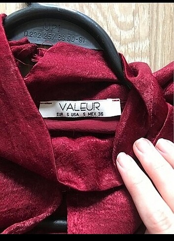 36 Beden Bordo saten elbise